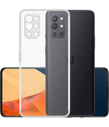 Case Vault Covers - Transparent Silicon Silicon Soft cases Compatible For OnePlus 9R ( Pack of 1 )
