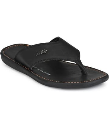Leeport Black Flip Flops