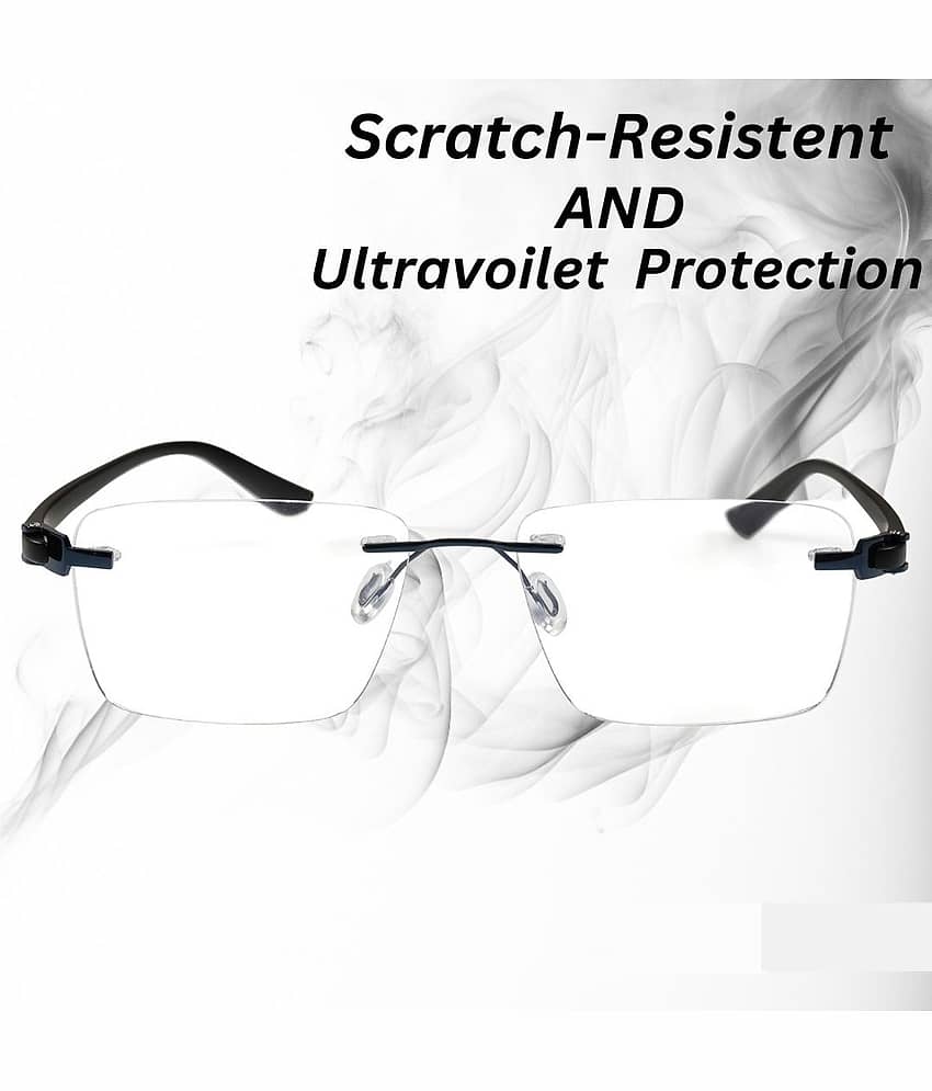 Redex Black Square Eyeglass Frame ( Pack of 1 )