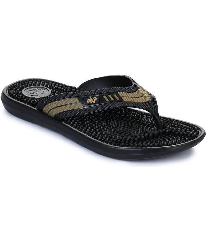 Liberty - Black  Rubber Daily Slipper