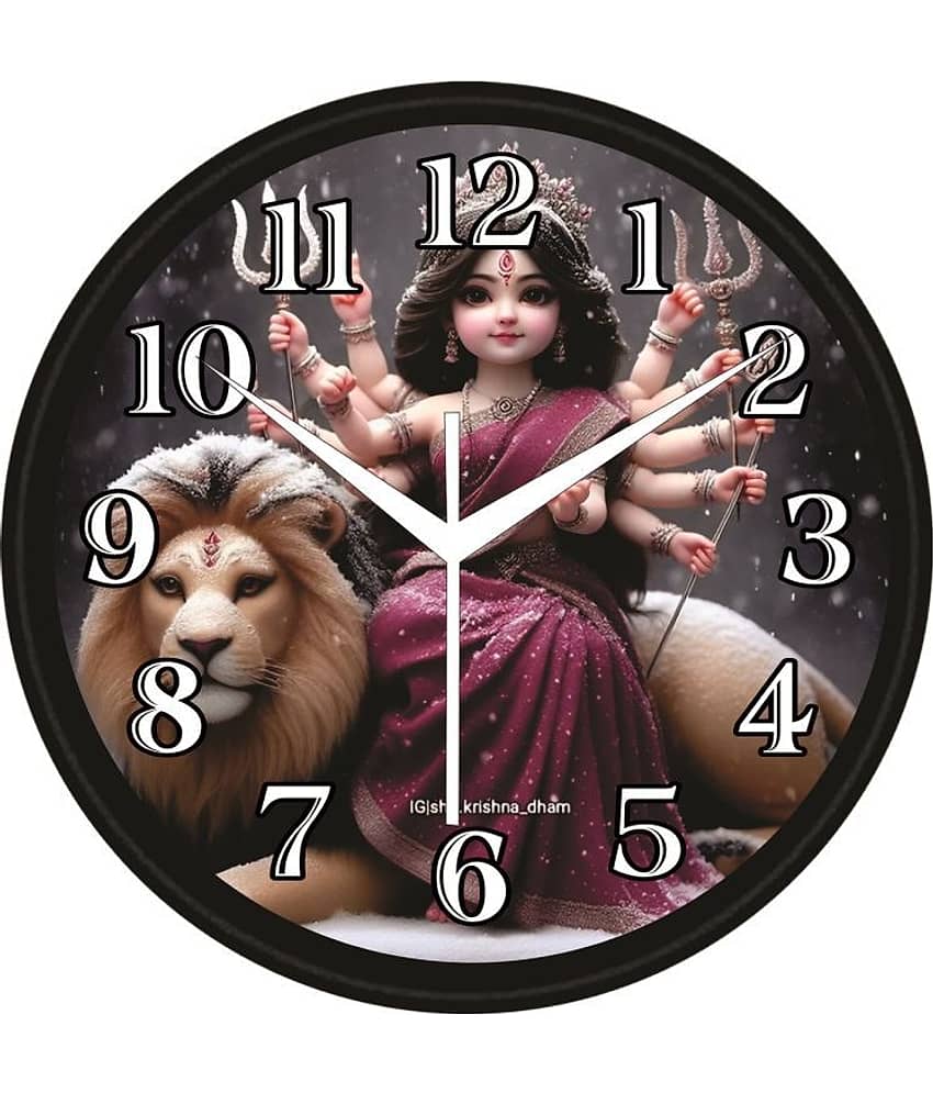 KP CRAFT Circular Analog Wall Clock
