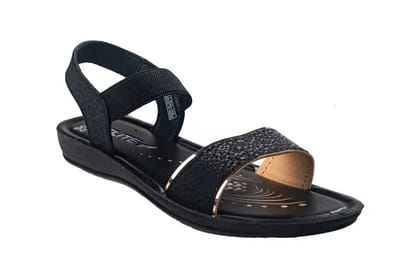 FLITE Black Sandal Lightweight Comfort for Summer