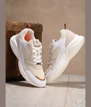 OFF LIMITS HACHIKO Cream Men's Sports Running Shoes