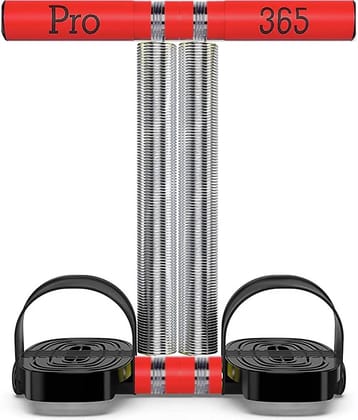 PRO365 Tummy Trimmer With Better Design Flat Pedal For Extra Support/Sit Up Equipment/Sport Fitness/Leg Exerciser/Home Gym Equipment (RED)