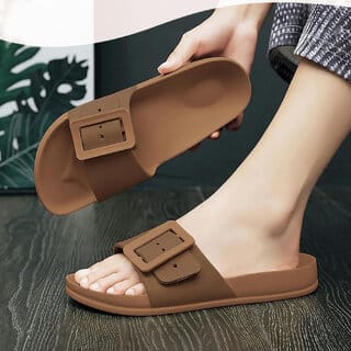Eastern Club Women's Classic Ultra Soft Sliders/Slippers | Comfortable & Light Weight| Stylish & Anti-Skid| Waterproof & Everyday Flip Flops for Ladies/Girls