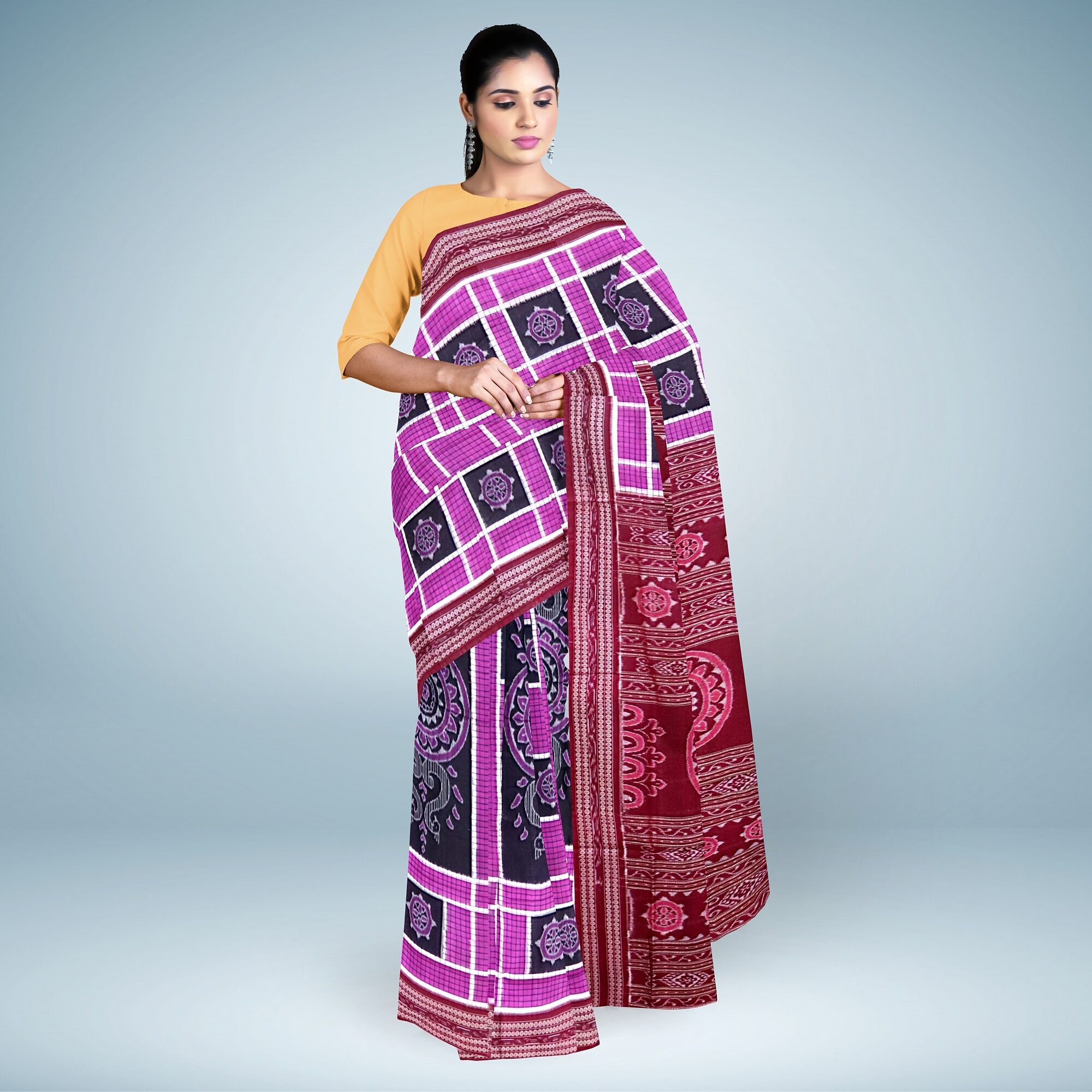 Bomkai Cotton Saree