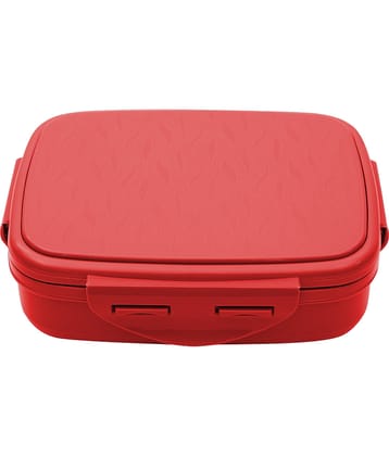 Jaypee - Red Stainless Steel Insulated Lunch Box ( Pack of 1 )