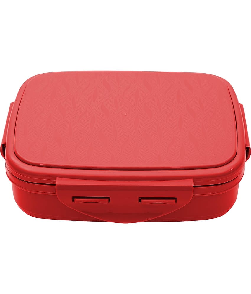 Jaypee - Red Stainless Steel Insulated Lunch Box ( Pack of 1 )