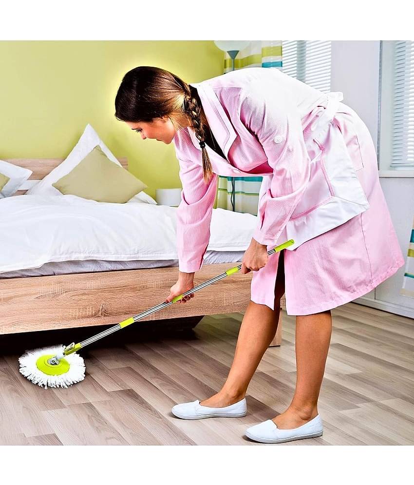 Green Tales - Handle Mop ( Extendable Mop Handle with 360 Degree Movement )