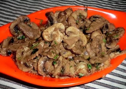 Mushroom Kali Mirch Tikka