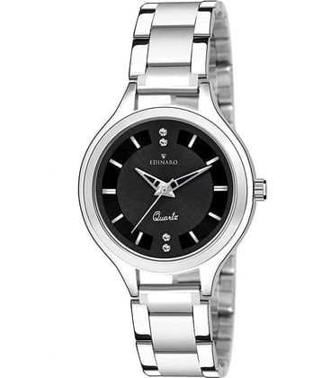 EDINARO - Silver Stainless Steel Analog Womens Watch