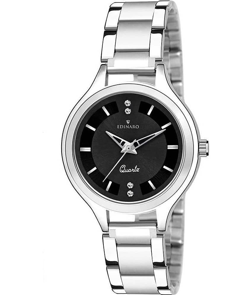 EDINARO - Silver Stainless Steel Analog Womens Watch
