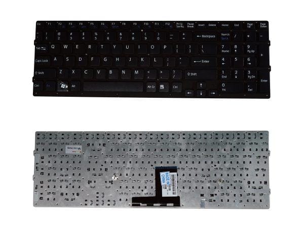 Laptop Keyboard Compatible for Sony VAIO VPC-EC Series(Black)