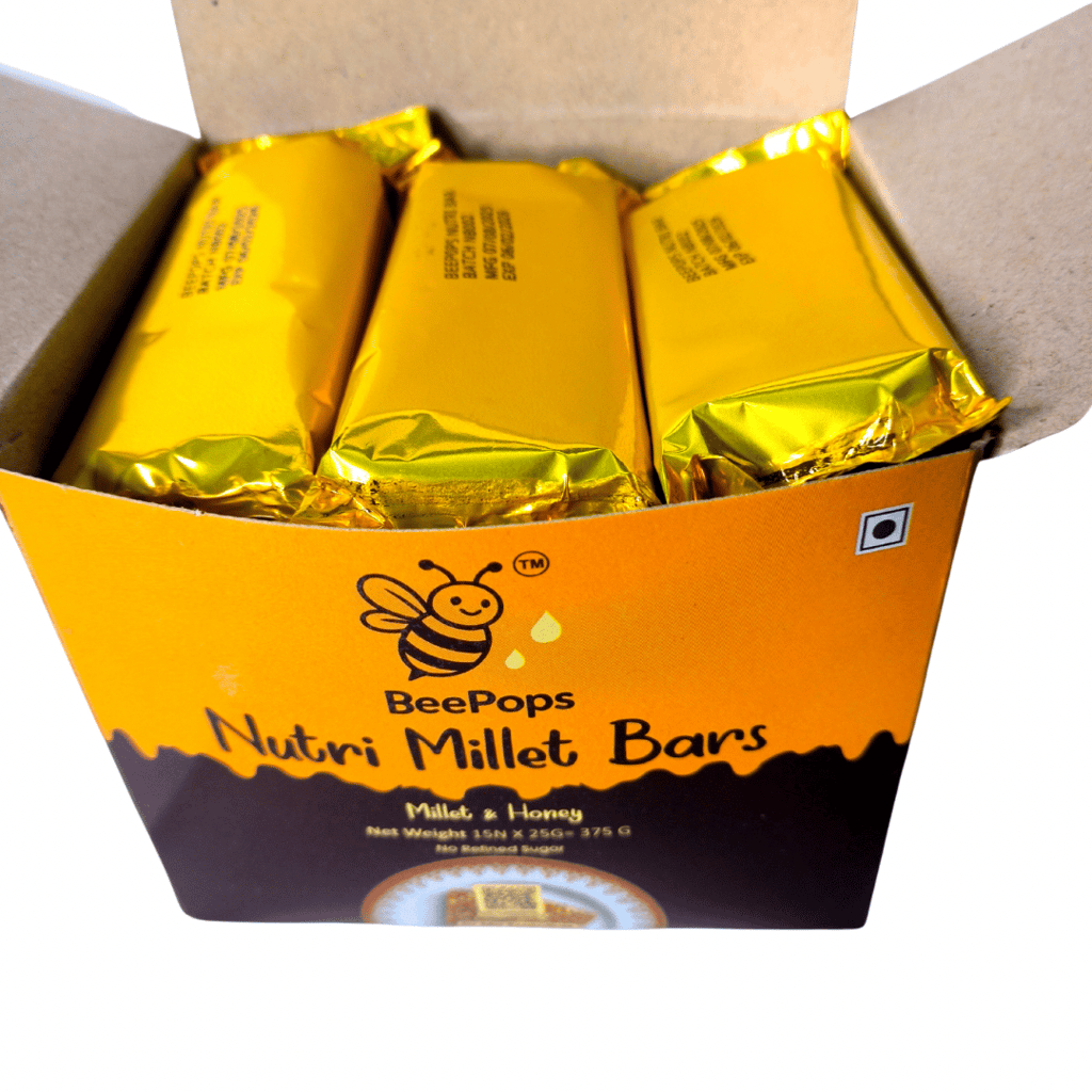 BeePops Nutri Millet Bars (Box of 15)