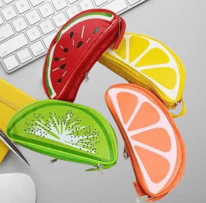 Kids Fruit Stationery Pouch(1 Pc) | Kiddospedia