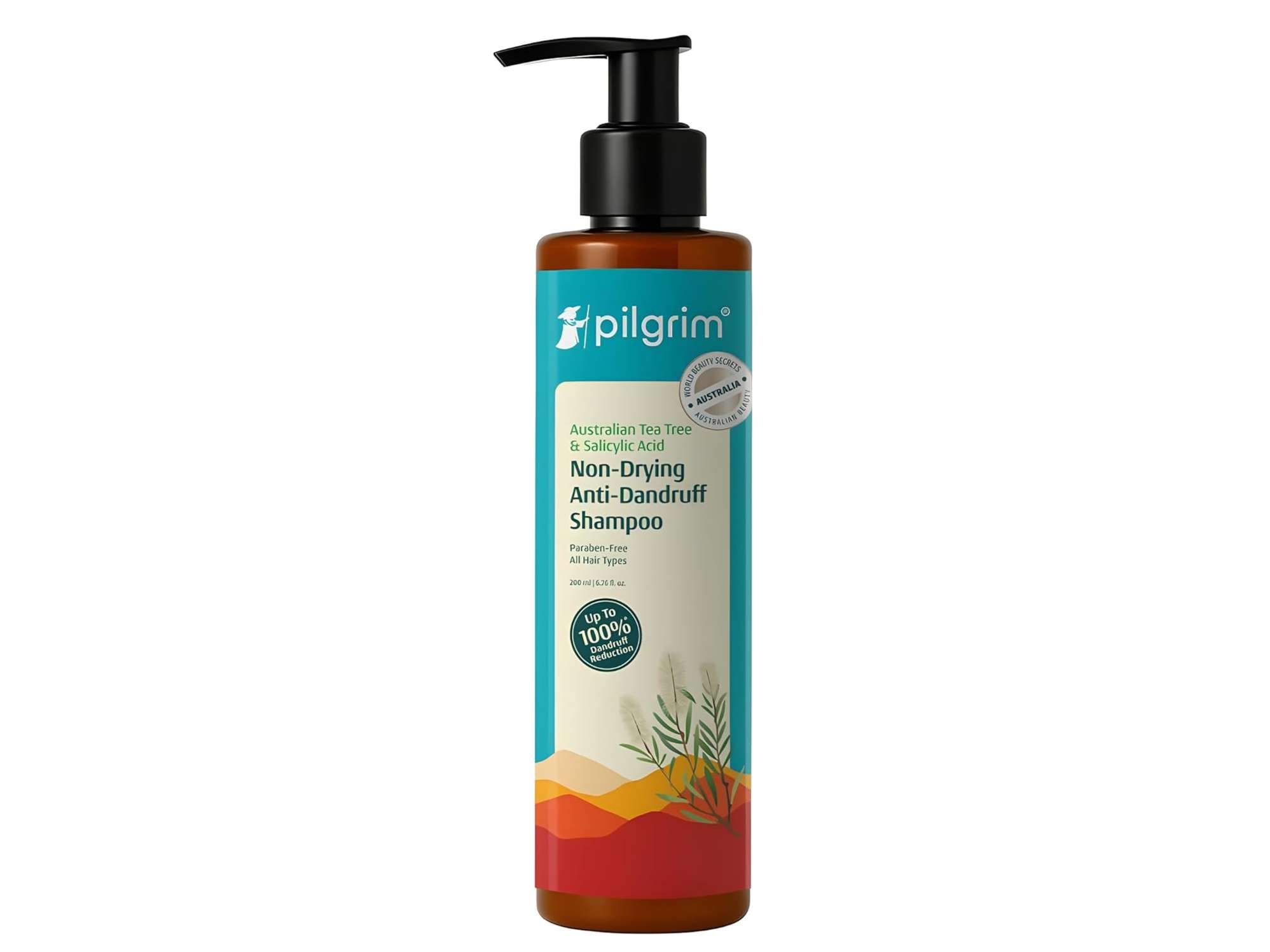 Pilgrim Australian Tea Tree Non-Drying Anti-Dandruff Shampoo  - 200 Millilitre