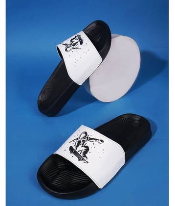 PERY PAO White Men's Slide Flip Flop