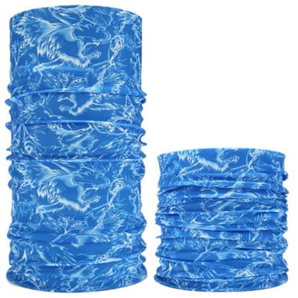 Voici France face mask Smuff Mutlipurpose Bandana Balaclava Headband Scrunchie Neckerchief HairBand Scarf Headwrap Pirate Wrap Beanie Caps Blue Color Op-38