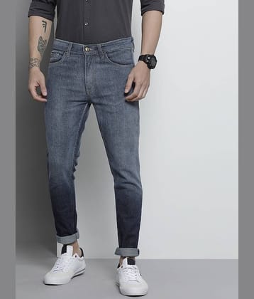The Indian Garage Co. Slim Fit Basic Men's Jeans - Blue ( Pack of 1 )