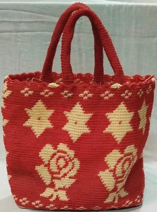 Luxurious Red Handbags Premium LATHA Collection