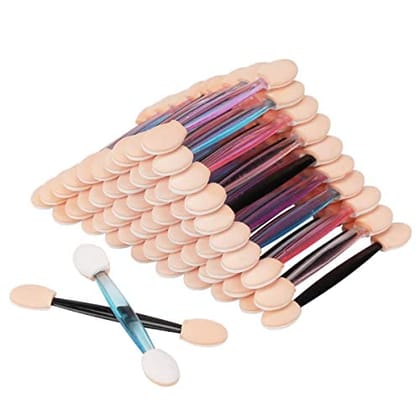 Elecsera 10 Pcs Disposable Eyeshadow Brushes Dual Sides Sponge Applicators (Pack of 10) Elecsera 10 Pcs Disposable Eyeshadow Brushes Dual Sides Sponge Applicators (Pack of 10)