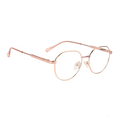 TERRY & CO | Zero Power Blue Cut Eyeglasses | Metal Frame | Small Size | Anti-Reflective, UV Protection, Lightweight | Spring Hinges | Unisex