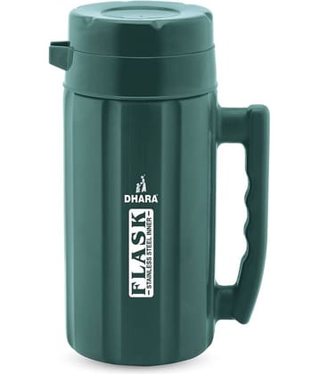 Dhara Stainless Steel Flask 1200 Brown Steel Carafe 1000 ml