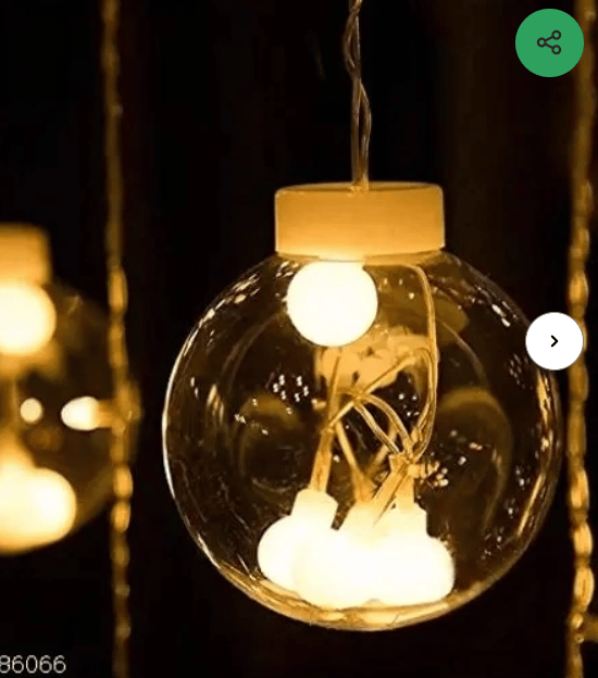 Fairy String Lights with Hanging Bulbs - Warm White LED Decor for Home and Events
