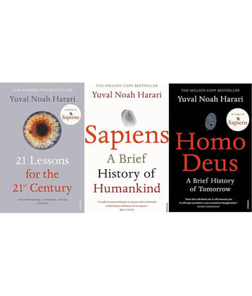 Bestselling Books Combo Sapiens, 21 Lessons for the 21st Century, Homo Deus By Yuval Noah Harari