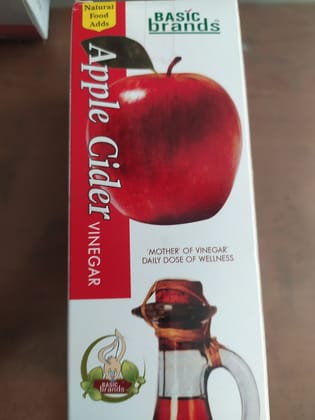 Apple cider Vinegar Basic Brands 'mother' of vinegar' Daily dose of wellness 