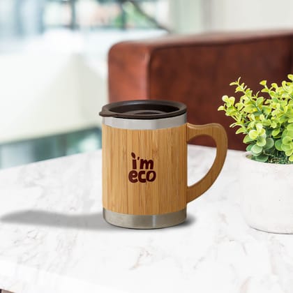 ECO-BETA Bamboo Coffee Mug – Durable & Lightweight (300ml)-Pack of 1 / 300 ml