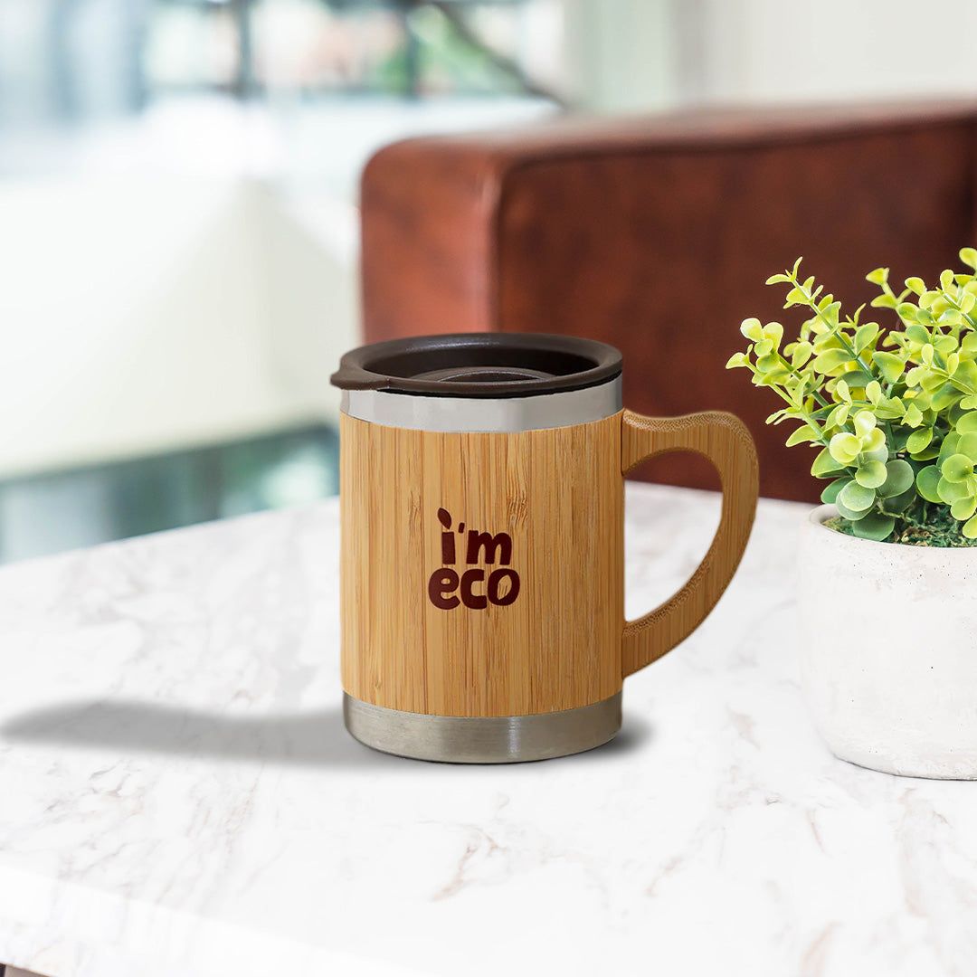 ECO-BETA Bamboo Coffee Mug – Durable & Lightweight (300ml)-Pack of 1 / 300 ml