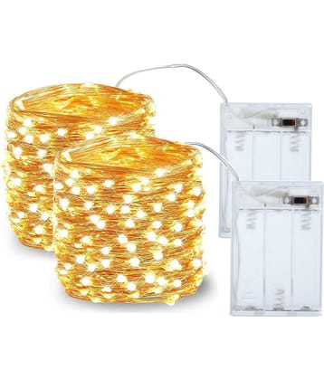ATIPRIYA Yellow 10 Mtr Rotating Light ( Pack of 2 )