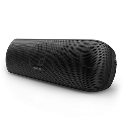soundcore by Anker Motion+ Bluetooth Speaker with Hi-Res 30W Audio, Extended Bass and Treble, Wireless HiFi Portable Speaker with App, Customizable EQ, 12-Hour Playtime, IPX7 Waterproof, and USB-C Black