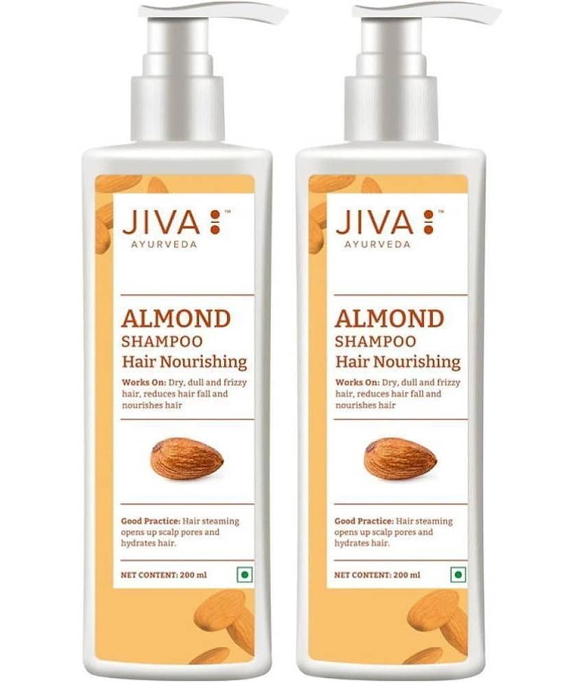 Jiva Almond Shampoo For Hair Brightening- 200ml (Pack of 2)