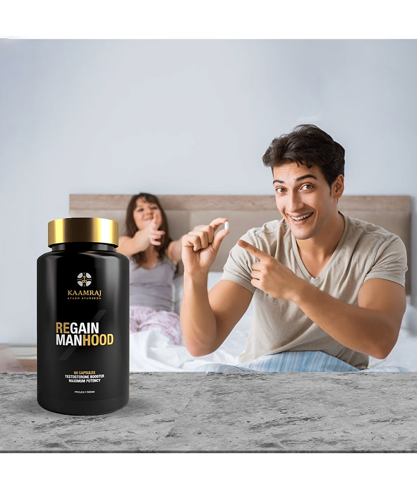 Regain Manhood Capsules For Stamina Strength And Size - 60 Capsules