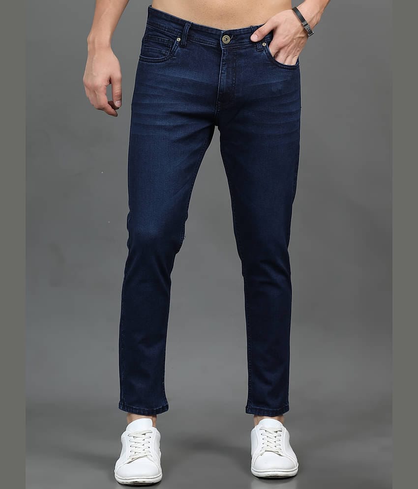 Paul Street Slim Fit Washed Men's Jeans - Blue ( Pack of 1 )