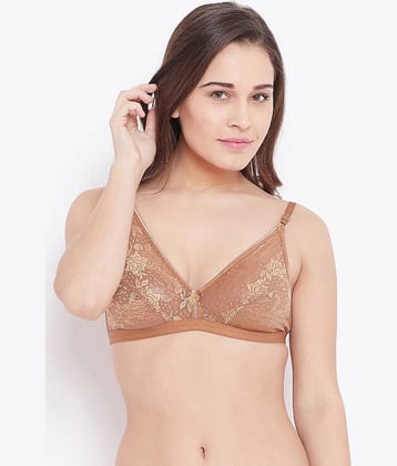 N-Gal Nylon Non Padded Women's Shaping Bra ( Pink )