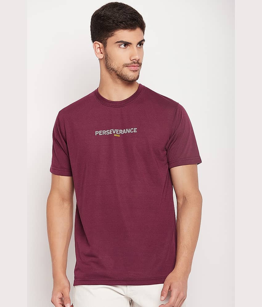 UBX Pack of 1 Cotton Regular Fit Men's T-Shirt ( White )