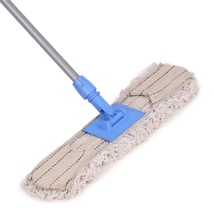 24-Inch Dust Control Flat Dry Mop - Large, Effective Floor Cleaning & Dusting Solution