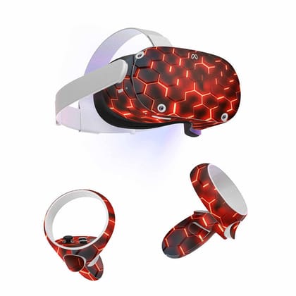 Matrix Orange Skin For Meta Oculus Quest VR Matrix Orange Skin For Meta Oculus Quest VR - Default Title