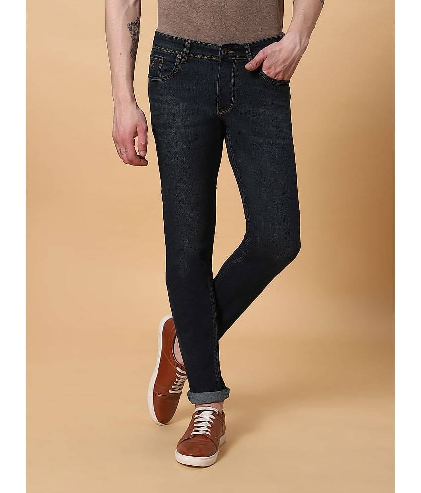HJ HASASI - Blue Denim Slim Fit Men's Jeans ( Pack of 1 )