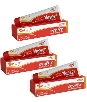 Jolly Pack of 3 Anti-Piles Vaseer Gel 3 Gm Pack of 3