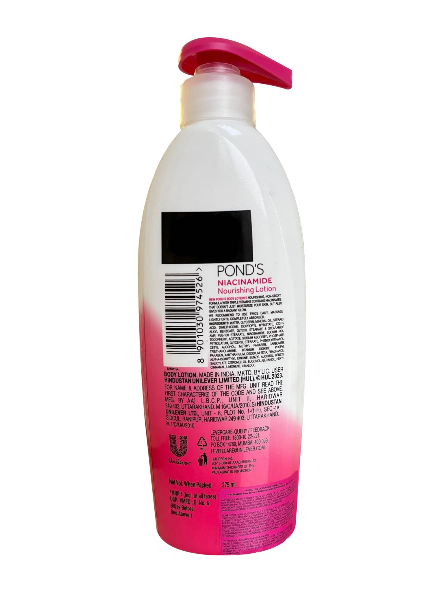POND's Triple Vitamin Moisturising Body Lotion, 275Ml, For Dry Skin, Smooth And Soft Skin POND's Triple Vitamin Moisturising Body Lotion, 275Ml, For Dry Skin, Smooth And Soft Skin - NA / 275 ml (Pack of 1)