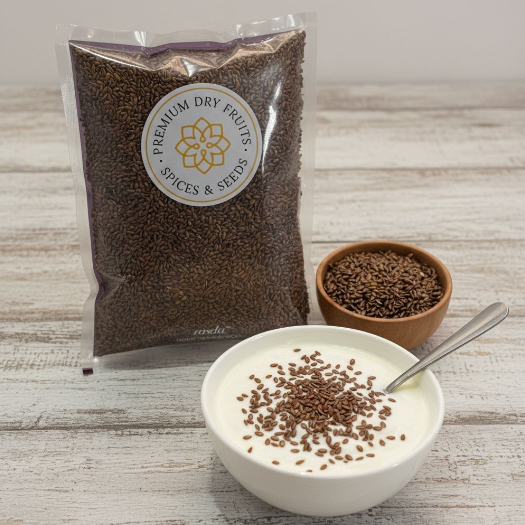 Rasda Flax Seeds (Alsi) – Roasted & Salted - 250g