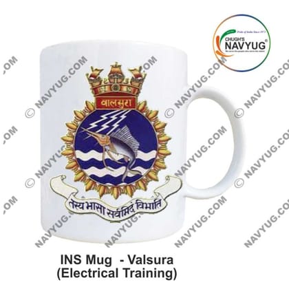 Chugh's Navyug INS Valsura Mug (350ml) | Premium Ceramic Crest Mug | Defence Memorabilia Chugh's Navyug INS Valsura Mug (350ml) | Premium Ceramic Crest Mug | Defence Memorabilia