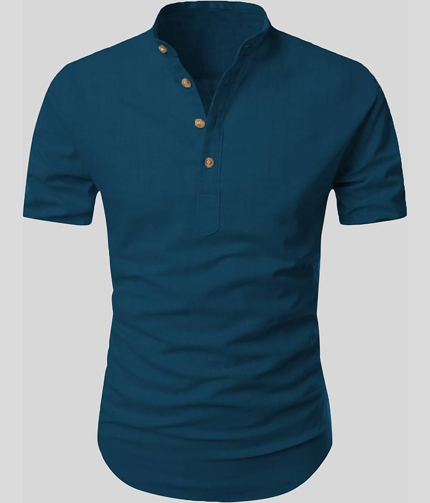 Vida Loca - Peach Cotton Slim Fit Men's Casual Shirt ( Pack of 1 )