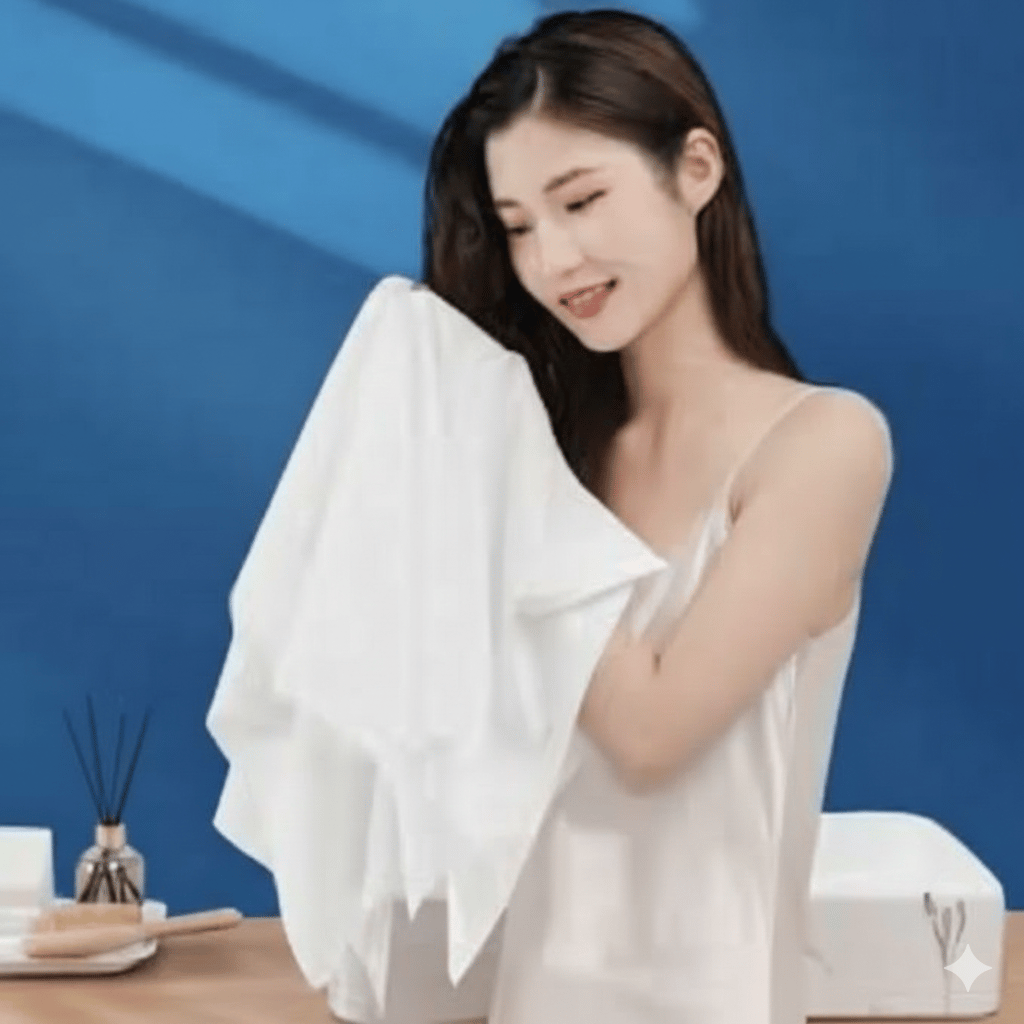KUDIZE 60 GSM Disposable Non Woven Face and Body Towel for Hospital, Hotel, Spa, Beauty Parlor Saloon (16 x 24-inch) (40 X 60 CM) (Pack of 10)