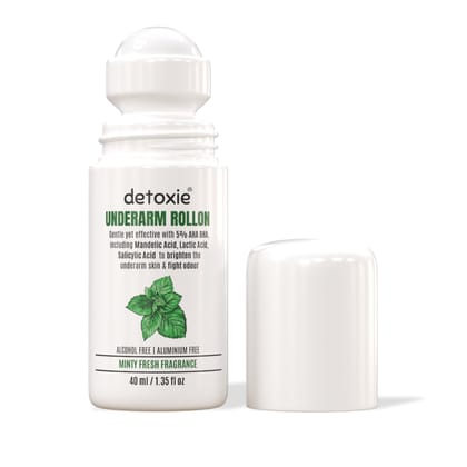 5% AHA BHA Underarm Lightening Deo Roll On | Men & Women | 40 ml | Minty Fresh Fragrance 5% AHA BHA Underarm Lightening Deo Roll On | Men & Women | 40 ml | Minty Fresh Fragrance - Default Title