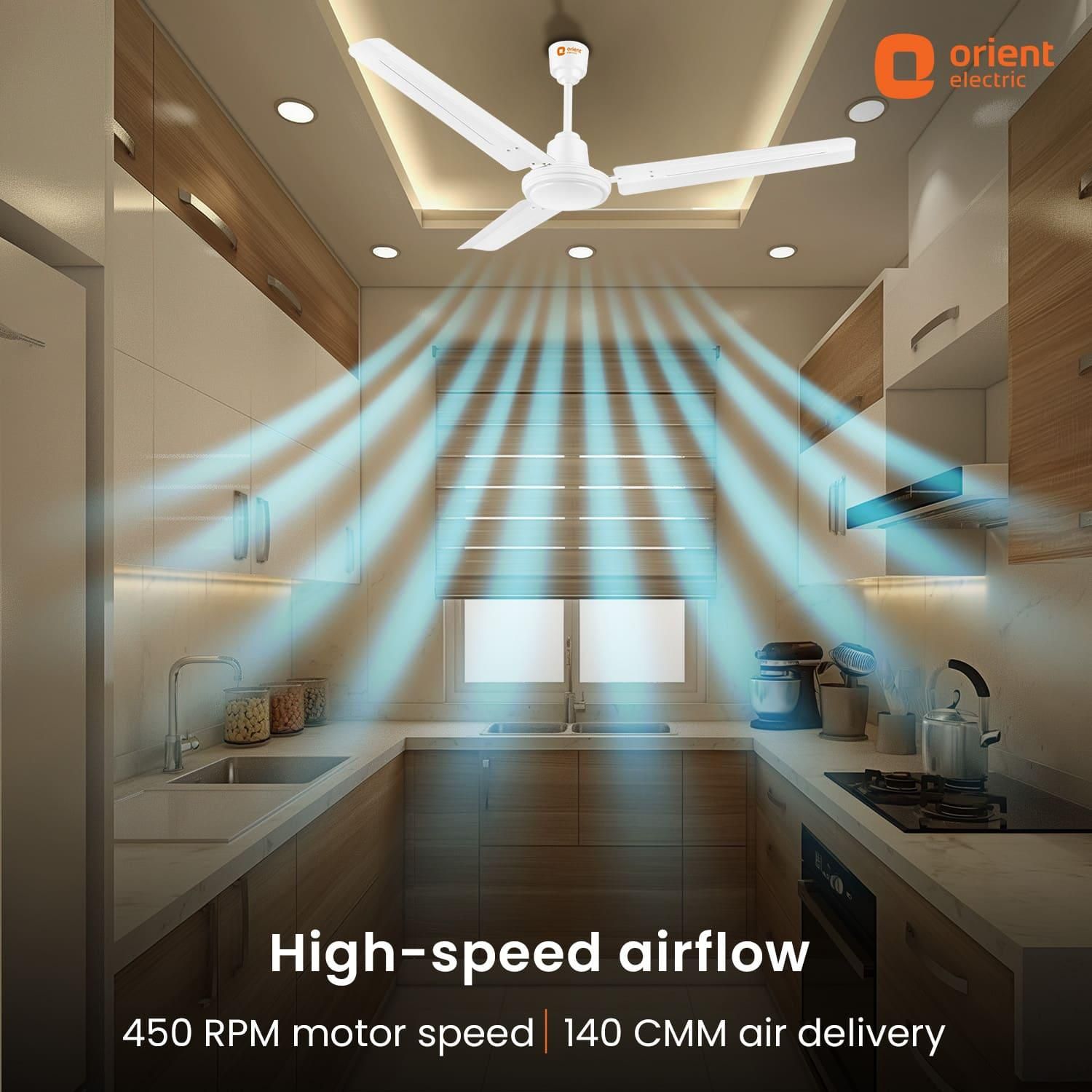 Falcon 400 Ceiling Fan | 5-Year Warranty Falcon 400 Ceiling Fan | 5-Year Warranty - 1400MM / White